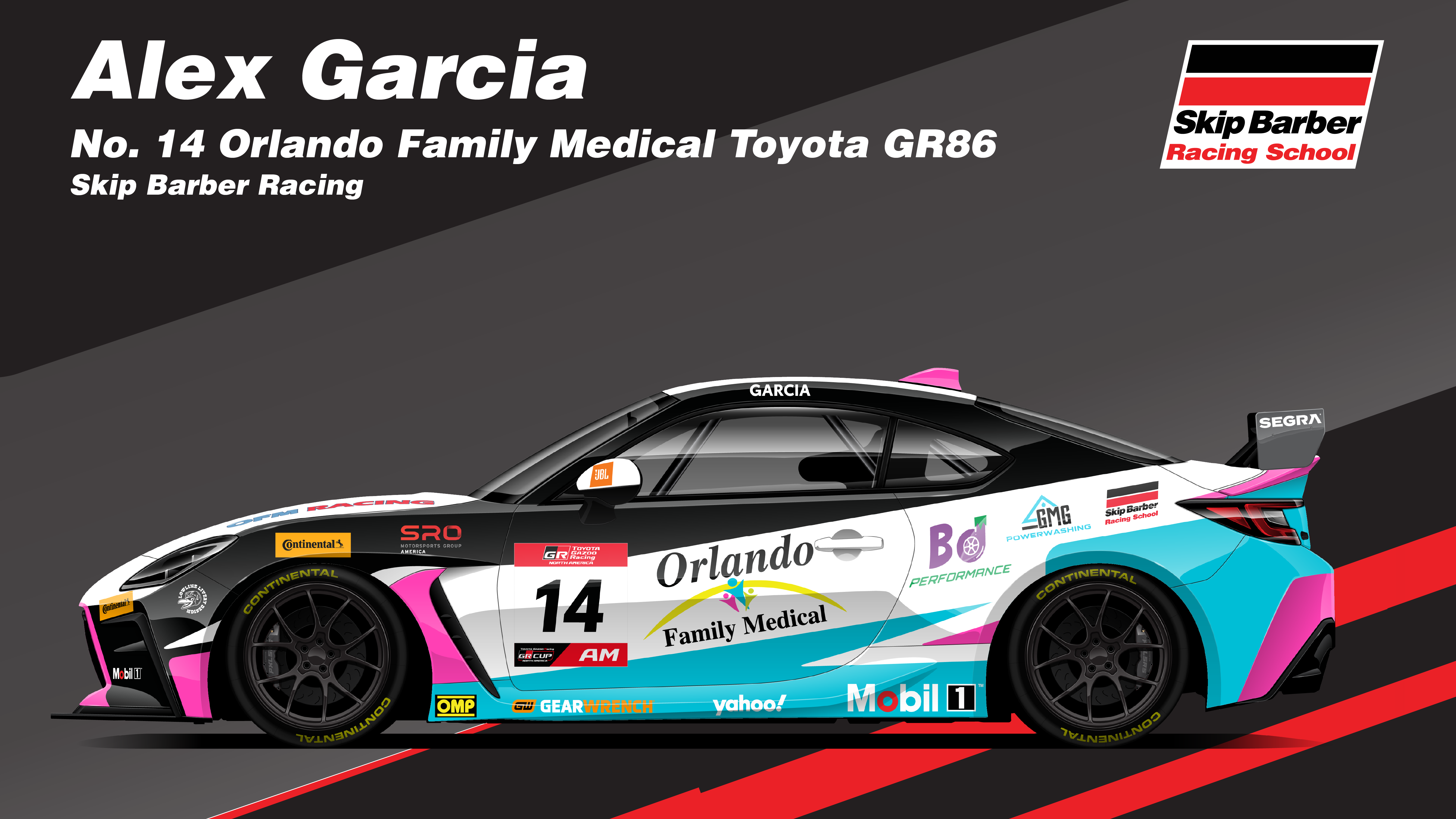 ALEX GARCIA JOINS SKIP BARBER RACING FOR GR CUP NORTH AMERICA